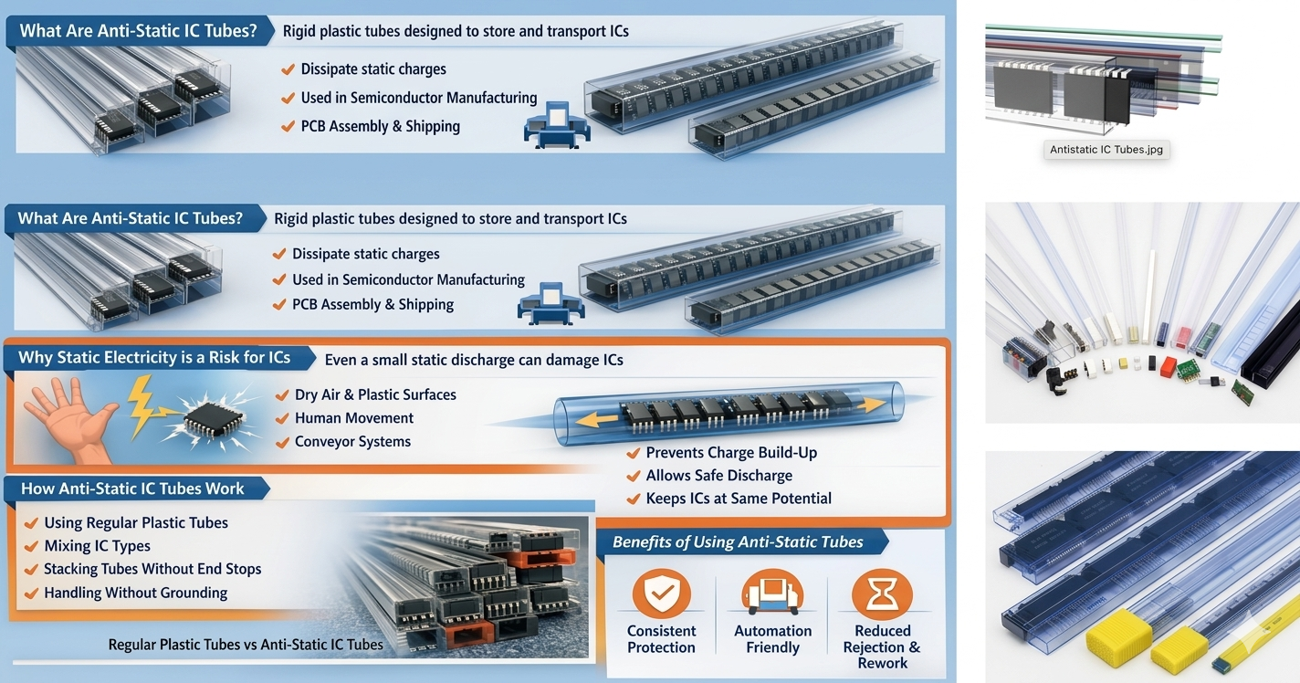 Antistatic IC Tubes